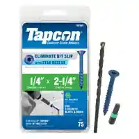 Main 1 - TAPCON 1/4 X 2-1/4" P/HEAD MASONRY SCREW 75 PK (#24380) - Arlington Coal & Lumber
