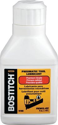 Main 1 - BOSTITCH PREMIUM PNEUMATIC TOOL LUBRICANT 4 OZ. (RED) - Arlington Coal & Lumber