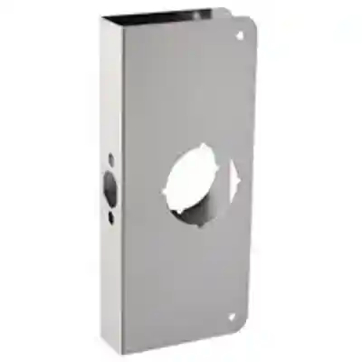DOOR REINFORCER 4"WX9"L BR NKL - Arlington Coal & Lumber
