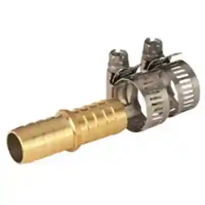 BRASS HOSE MENDER 5/8 W/CLAMPS - Arlington Coal & Lumber