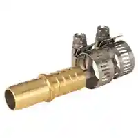 Main 1 - BRASS HOSE MENDER 5/8 W/CLAMPS - Arlington Coal & Lumber