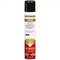 Main 1 - TURBO SPRAY PAINT BLACK 24OZ - Arlington Coal & Lumber