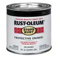 Main 1 - PAINT RUST OBS SAT BLACK 1/2PT - Arlington Coal & Lumber