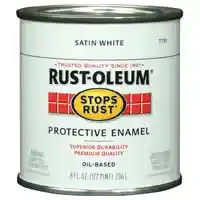 Main 1 - 7791730 WHT SATIN ENAMEL 1/2PT - Arlington Coal & Lumber