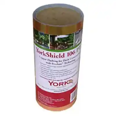 8" X 20' YORK-SHIELD 106-PT 3 OZ. COPPER FLASHING - Arlington Coal & Lumber