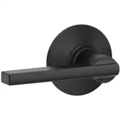 SCHLAGE F10VLAT622 PASSAGE LATITUDE LEVER MATTE BLACK ** VISUAL PACK ** - Arlington Coal & Lumber