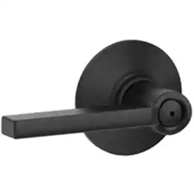 SCHLAGE F40VLAT622 PRIVACY LATITUDE LEVER MATTE BLACK ** VISUAL PACK ** - Arlington Coal & Lumber