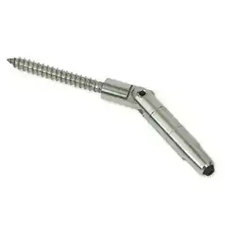 Main 2 - FEENEY CABLE-RAIL 1/8" SS QUICK CONNECT PIVOT LAG BOLT FITTING (#9915DL-PKG) - Arlington Coal & Lumber