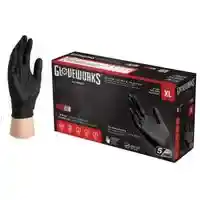 Main 1 - AMMEX BLACK HD 5MIL NITRILE DISPOSABLE GLOVE X-LARGE 100CT - Arlington Coal & Lumber