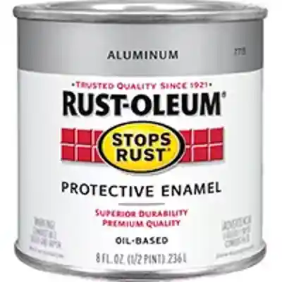 PAINT RUST OBS ALUM MET 1/2PT - Arlington Coal & Lumber