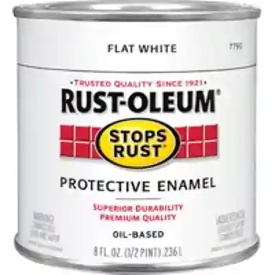 7790730 FLAT WHT ENAMEL 1/2PT - Arlington Coal & Lumber