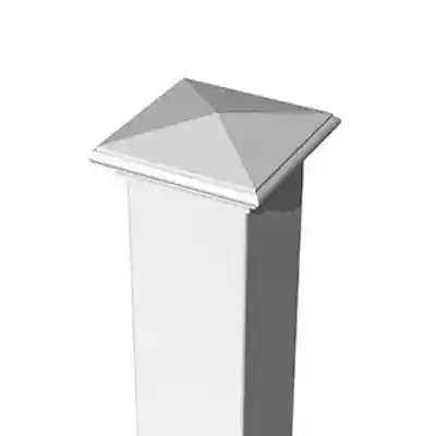 RDI TITAN PRO 3" WHITE DECORATIVE POST CAP (73018240) - Arlington Coal & Lumber