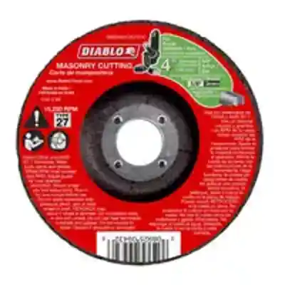 DIABLO 1/8"X4" MASONRY CUT OFF WHEEL 5/8 ARBOR (DBD040125701C)  - Arlington Coal & Lumber
