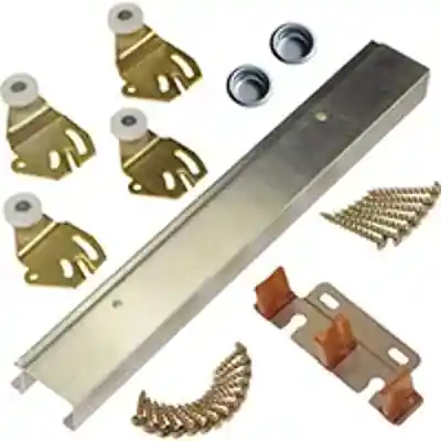 JOHNSON BYPASS DOOR HARDWARE SET 2 DOOR 48" (2200482D) - Arlington Coal & Lumber