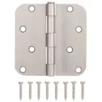 HINGE DOOR 5/8RAD 4IN SATNKL - Arlington Coal & Lumber