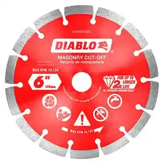 Main 1 - DISC CUT-OFF DMND SEGMENTD 6IN - Arlington Coal & Lumber