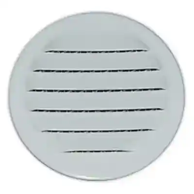 WHITE ALUMINUM 3" ROUND MIDGET LOUVER (M3W) - Arlington Coal & Lumber