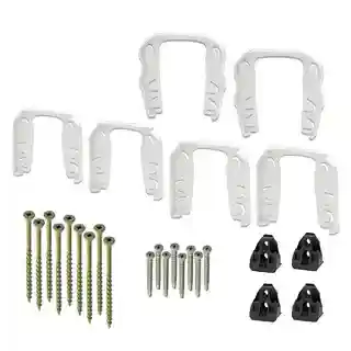 Main 2 - TREX TRANSCEND WHITE HORIZONTAL HARDWARE KIT (WTHZACCYKIT) - Arlington Coal & Lumber