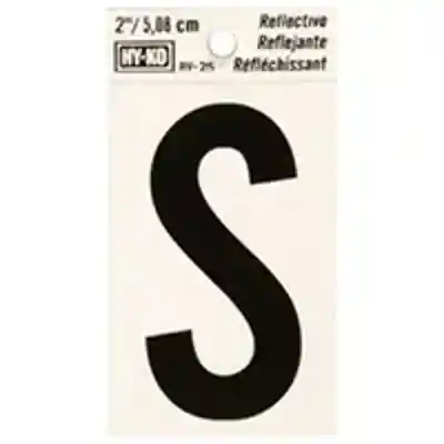 RV-25/S REFL LETTER S 2IN - Arlington Coal & Lumber