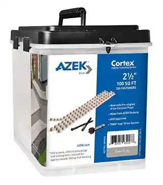 Main 2 - BX CORTEX 2-1/2" SLATE GRAY TIMBERTECH "HARVEST" DECK SCREW COLLATED (100 SQFT) - Arlington Coal & Lumber