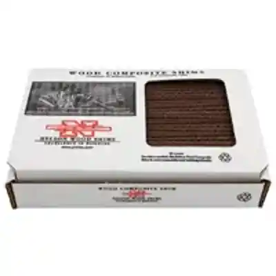 NELSON WOOD SHIMS 8" COMPOSITE SHIMS BROWN 32CT (BLUE) - Arlington Coal & Lumber