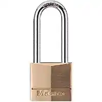 Main 1 - PADLOCK BRASS 2IN VERT CLR K/D - Arlington Coal & Lumber