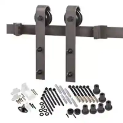 DOOR BARN HDWR KIT ANTIQUE BRZ - Arlington Coal & Lumber
