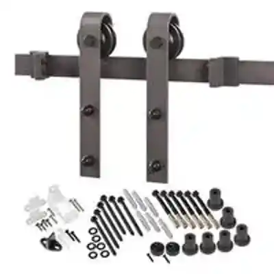 DOOR BARN HDWR KIT ANTIQUE BRZ - Arlington Coal & Lumber