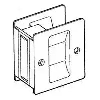 Main 1 - LATCH POCKET DOOR PASS SAT NKL - Arlington Coal & Lumber