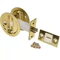 Main 1 - LOCK POCKET DOOR PRIVACY BRASS - Arlington Coal & Lumber
