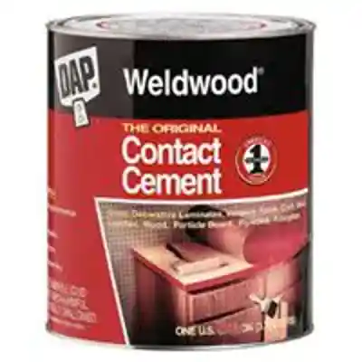 DAP WELDWOOD CONTACT CEMENT ADHESIVE QUART (00272) RED - Arlington Coal & Lumber