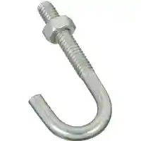 Main 1 - 232884 J BOLT 1/4X2-5/16 ZINC BOLT J-HOOK 1/4X2-5/16IN ZINC - Arlington Coal & Lumber