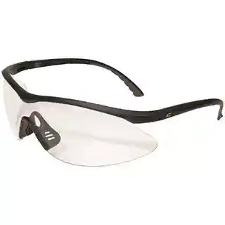 Main 1 - (DB111) BANARAJ BLACK W/CLEAR LENS EDGE SAFETY GLASSES  - Arlington Coal & Lumber