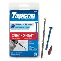 Main 1 - TAPCON 3/16 X 2-3/4" P/HEAD MASONRY SCREW 75 PK (#24365) - Arlington Coal & Lumber