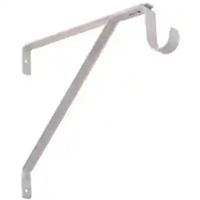 BRACKET SHELF/ROD STEEL WHITE - Arlington Coal & Lumber