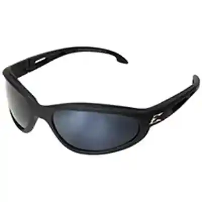 (TSM21-G15-7) DAKURA BLACK W/SILVER MIRROR POLARIZED LENS EDGE SAFETY GLASSES  - Arlington Coal & Lumber