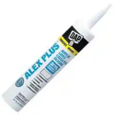DAP ALEX-PLUS CLEAR ACRYLIC LATEX CAULK W/SILICONE 10.1 OZ (18156) - Arlington Coal & Lumber