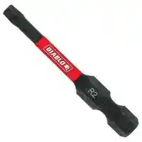 Main 1 - DIABLO #2 SQUARE DRIVE 2" INSERT BIT 15PK (DSQ22P15)  - Arlington Coal & Lumber