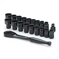 Main 1 - SOCKET SET 20PC 3/8DR SAE/MET - Arlington Coal & Lumber