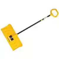 Main 1 - 1635000 24IN POLY COMBO SNOW PUSHER STRAIGHT HANDLE VERSA GRIP TRUE TEMPER - Arlington Coal & Lumber