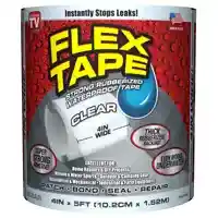 Main 1 - FLEX SEAL CLEAR WATERPROOF FLEX TAPE 4INX5FT - Arlington Coal & Lumber