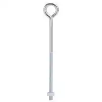 Main 1 - ZINC EYE BOLT W/NUTS 1/4X6 EYE BOLT STL 1/4X6IN ZINC - Arlington Coal & Lumber