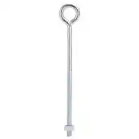 Main 1 - ZINC EYE BOLT W/NUTS 1/4X6 EYE BOLT STL 1/4X6IN ZINC - Arlington Coal & Lumber