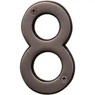 NUMBER HOUSE 8 SB 4IN OLD BRZ - Arlington Coal & Lumber