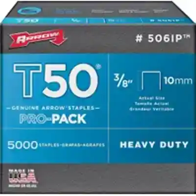 ARROW 3/8" T50 STAPLE PRO PACK 5000 CT (#506IP) - Arlington Coal & Lumber