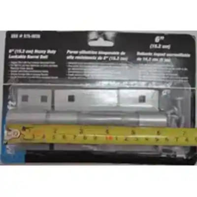 BARREL BOLT 6IN LOCKABLE GVNZD - Arlington Coal & Lumber