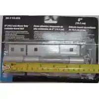 Main 1 - BARREL BOLT 6IN LOCKABLE GVNZD - Arlington Coal & Lumber