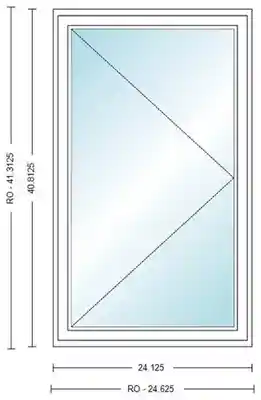 ANDERSEN C135R WHT CSMT UNIT HIGH PERF LOW E4 INSUL GLASS # 1309447 - Arlington Coal & Lumber