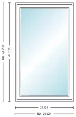 ANDERSEN C135/A351 STAT UNIT UNIT. HI PERF LOW E4 INSUL GLASS # 1307116 - Arlington Coal & Lumber