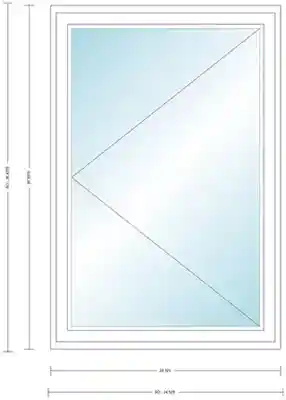 ANDERSEN C13L WHT CSMT UNIT LOW E4 HIGH PERF INSUL GLASS # 1309407 - Arlington Coal & Lumber
